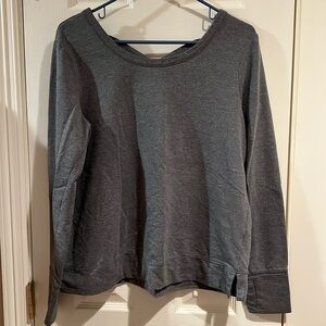 Old Navy Active Large Gray Crisscross back lightweight sweatshirt